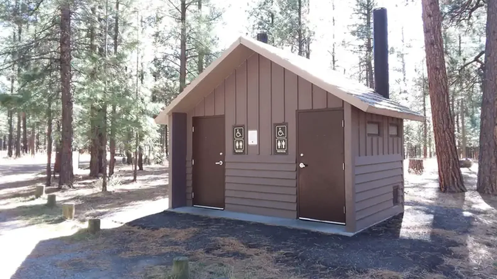 Jemez Falls Campground Restrooms