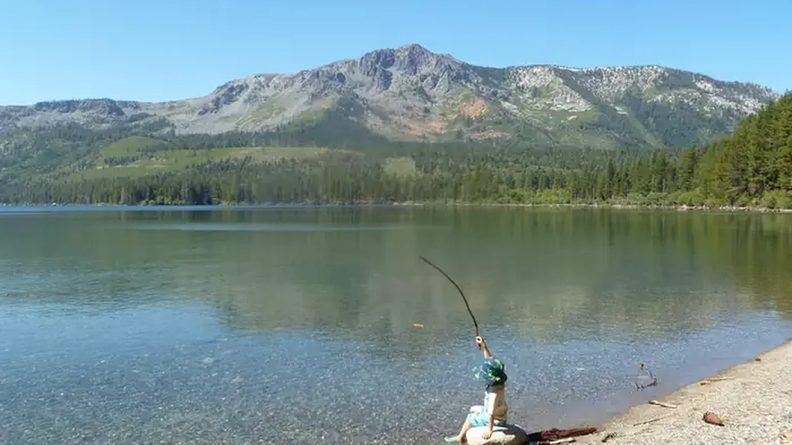 Fallen Leaf Lake at the base of Mount Tallac