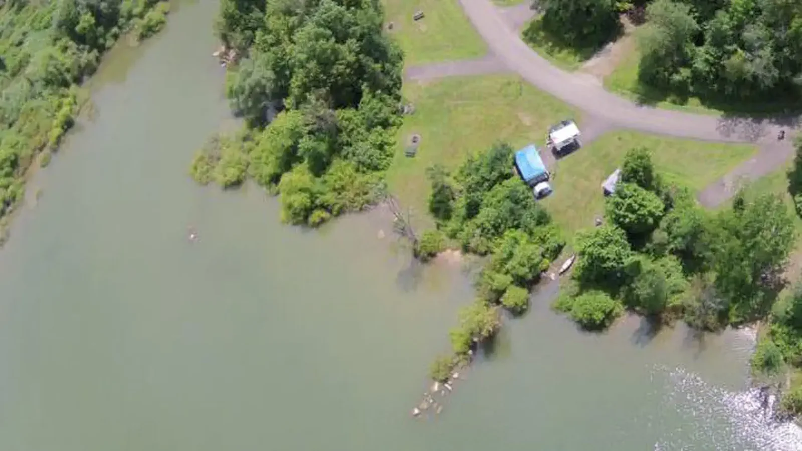 This small rustic campground accessable by boat or hiking.