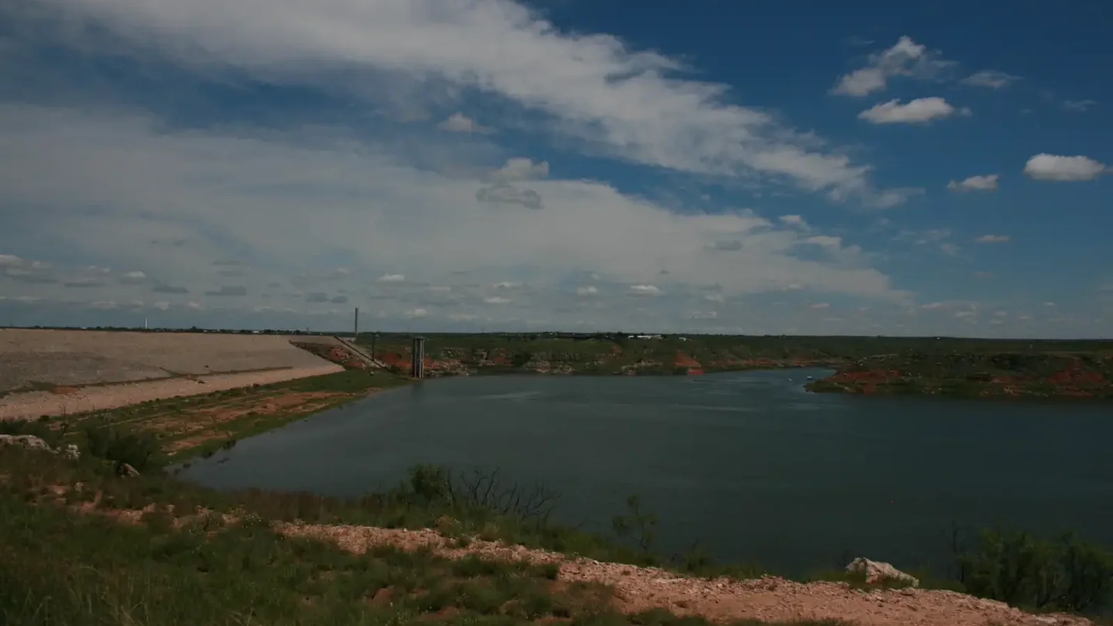 Sanford Dam at Lake Meredith