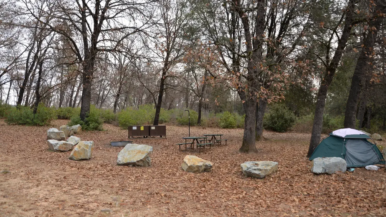 Horse Camp site with tent