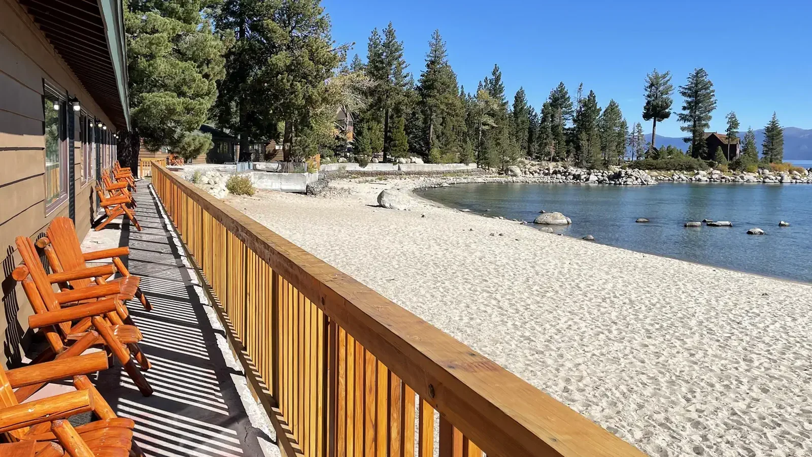 View of Lake Tahoe from the Lodges