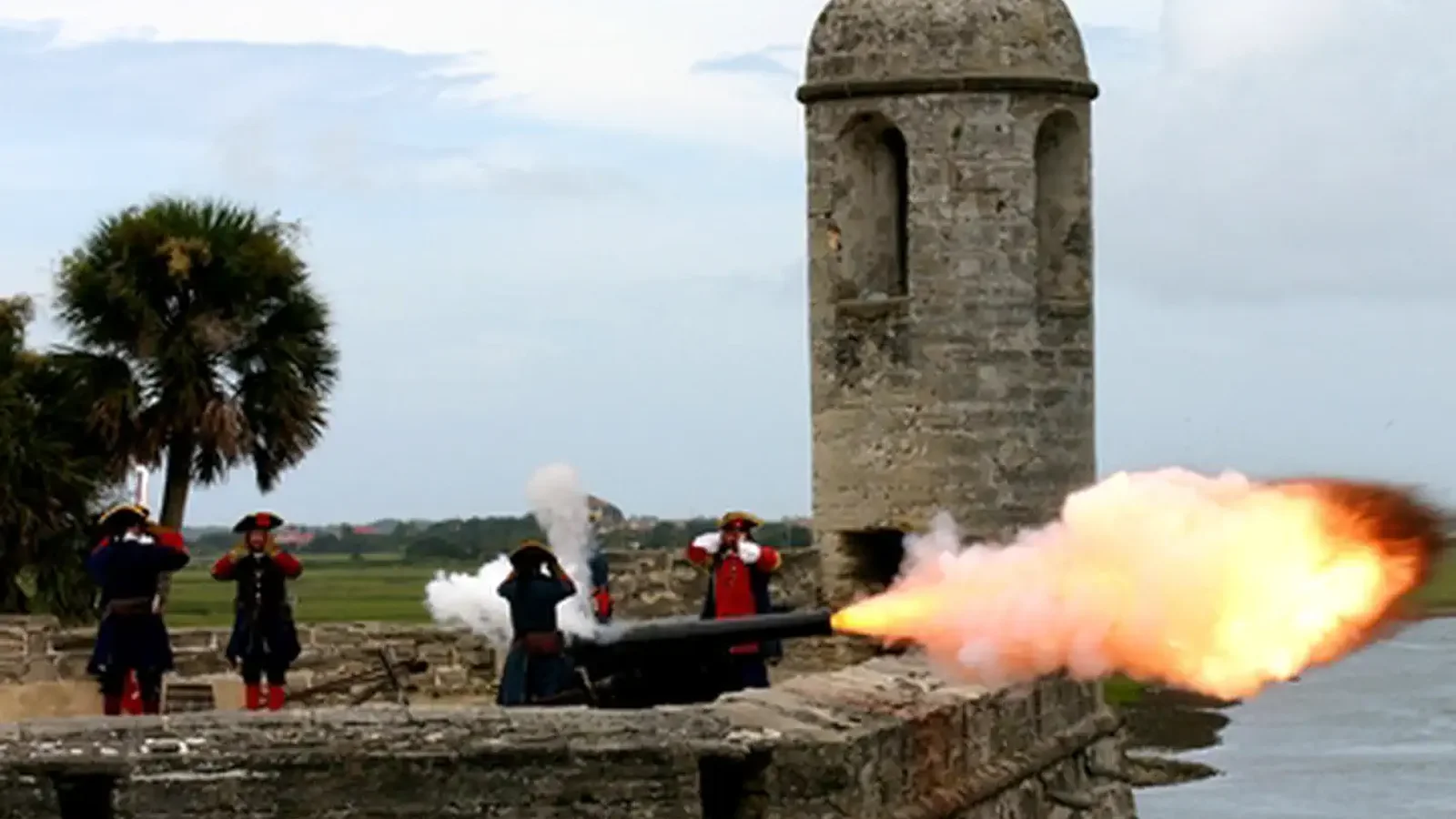 Castillo de San Marcos Cannon Firing