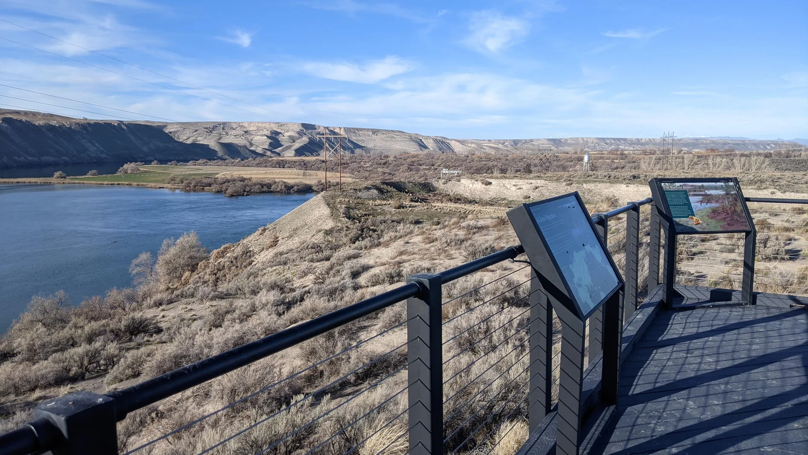 Snake River Overlook in Hagerman Fossil Beds National Monument
