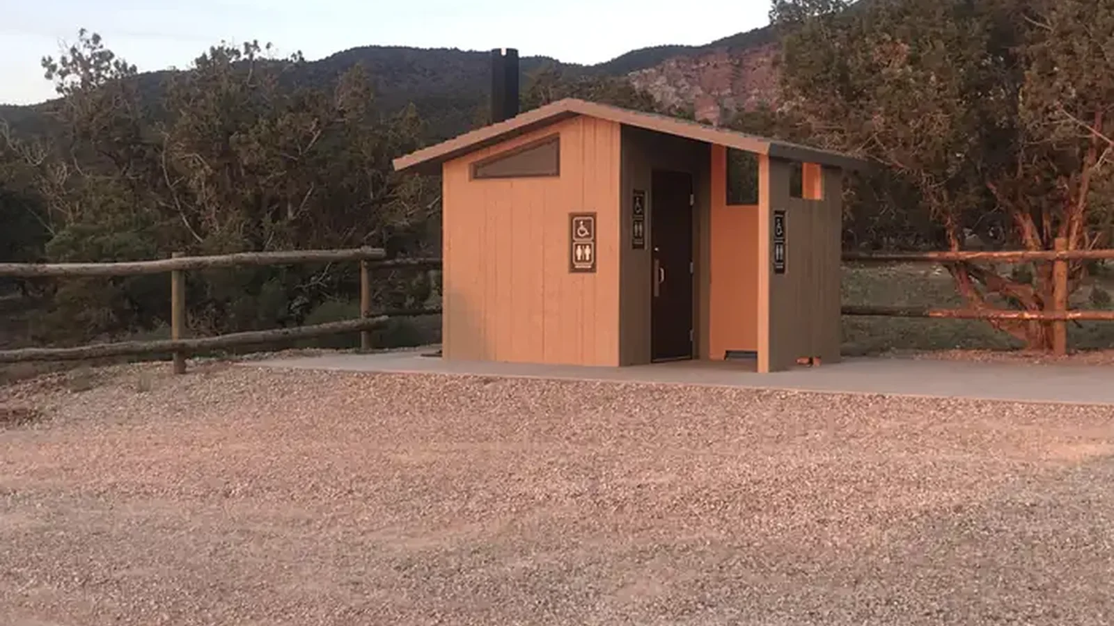 Single Vault toilet