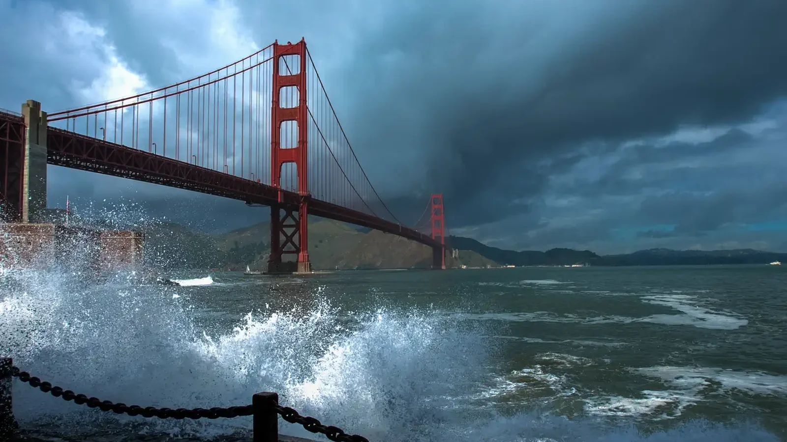 Storm over the Golden Gate