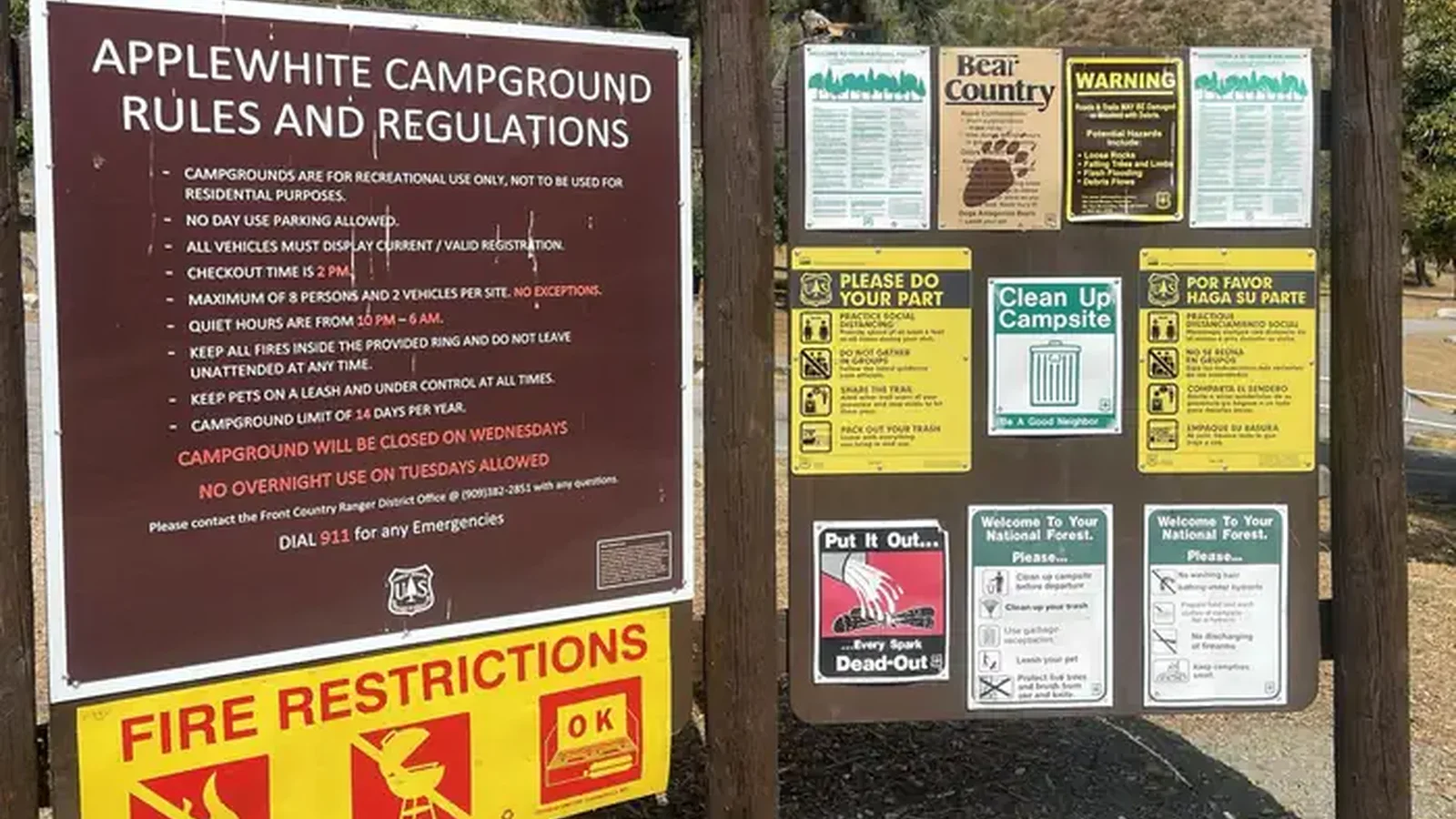 Applewhite Campground - Rules