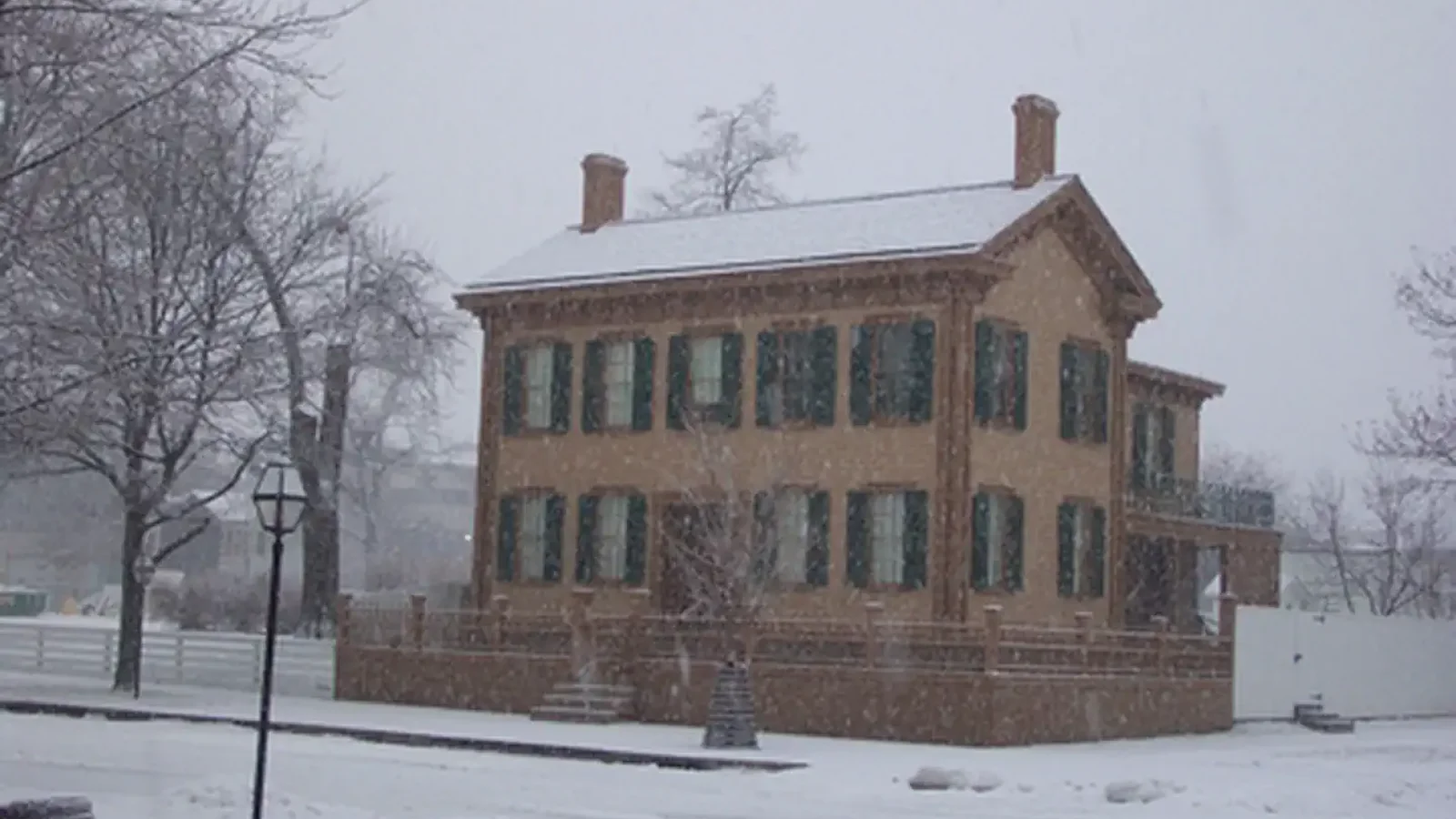 Lincoln Home in winter