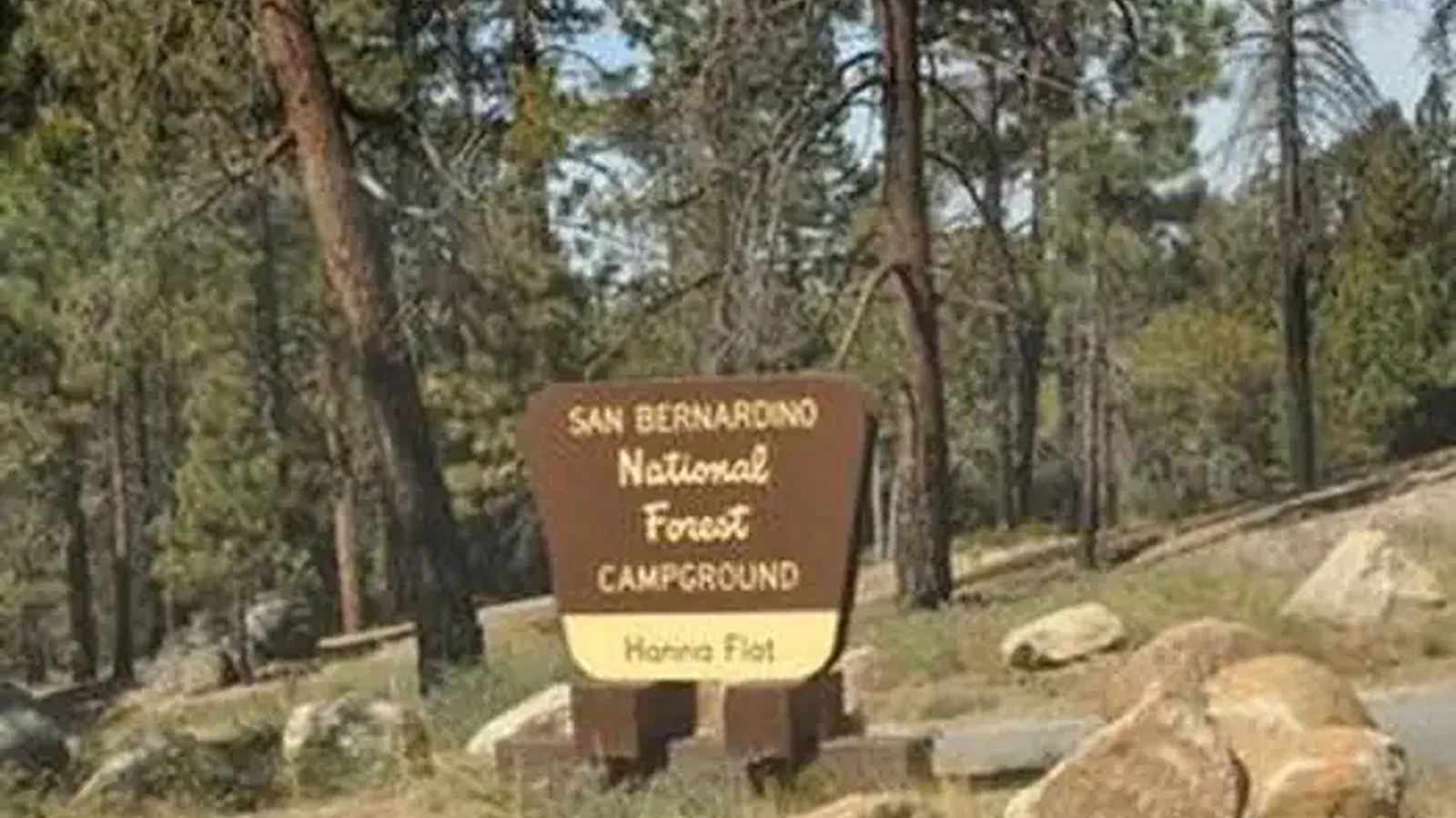 Hanna Flat Campground Sign