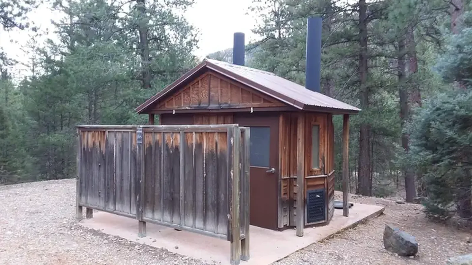 Campground bathrooms.