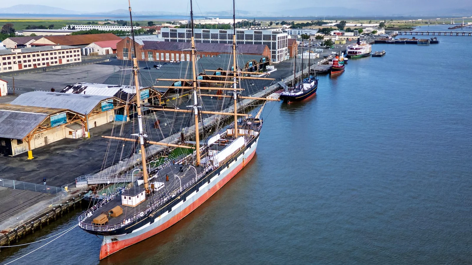 SF Maritime NHP Fleet of Historic Ships at Mare Island.