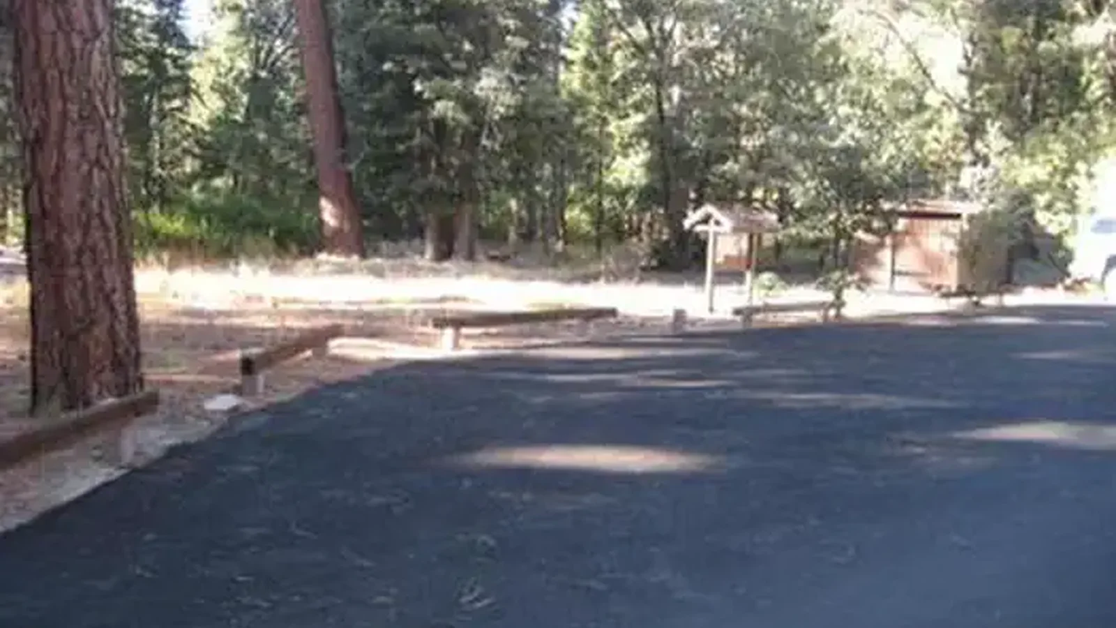 Roadway Leading to Hanna Flat Campground