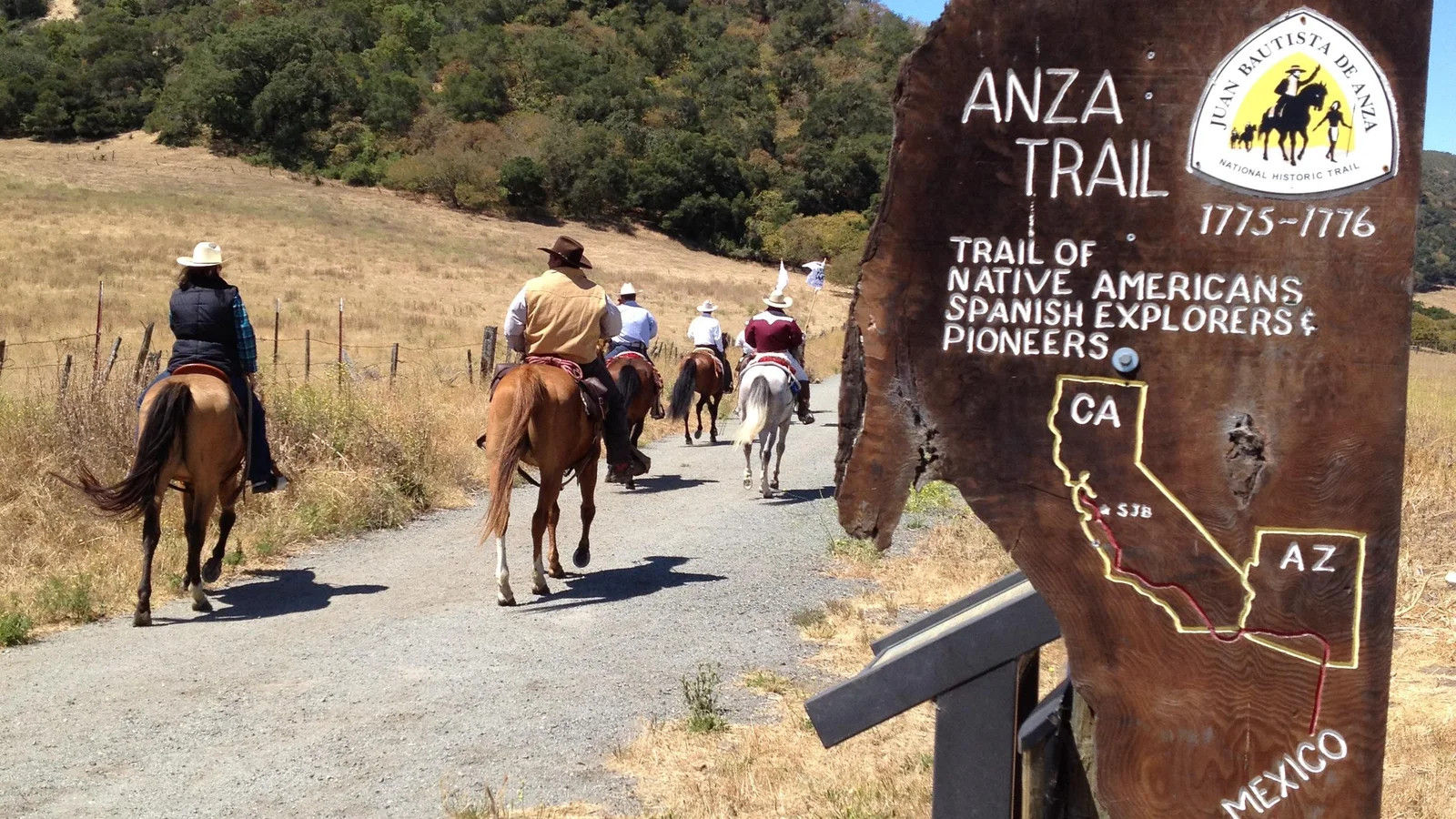 San Juan Bautista Trailhead with Equestrians