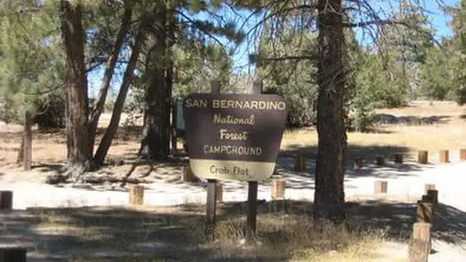 Crab Flats Campground Sign