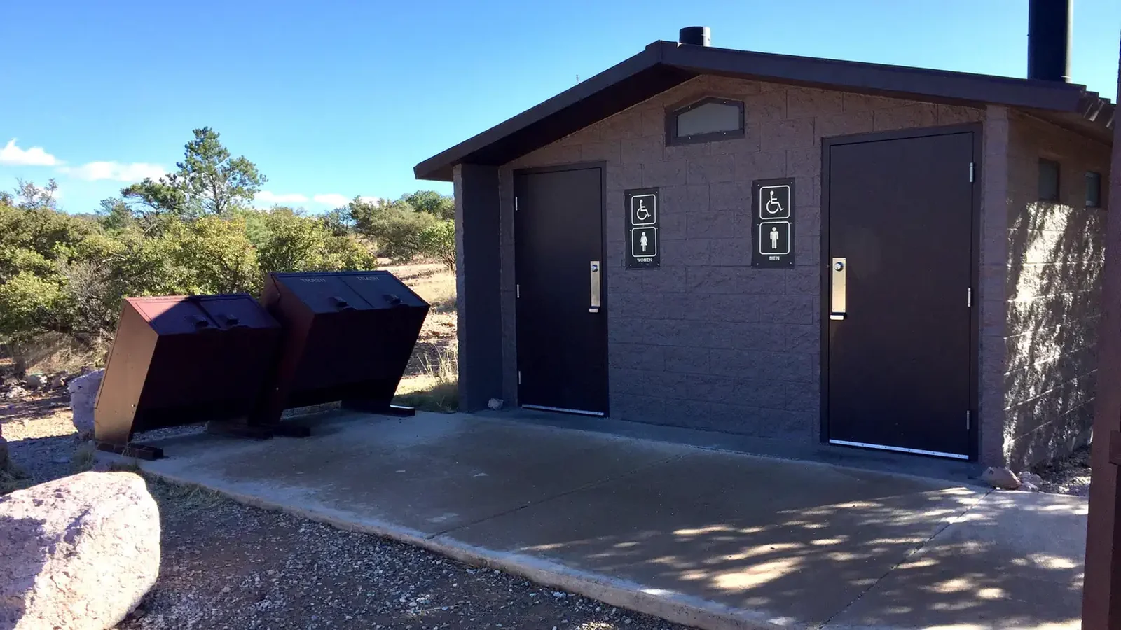 Easy access to outhouse