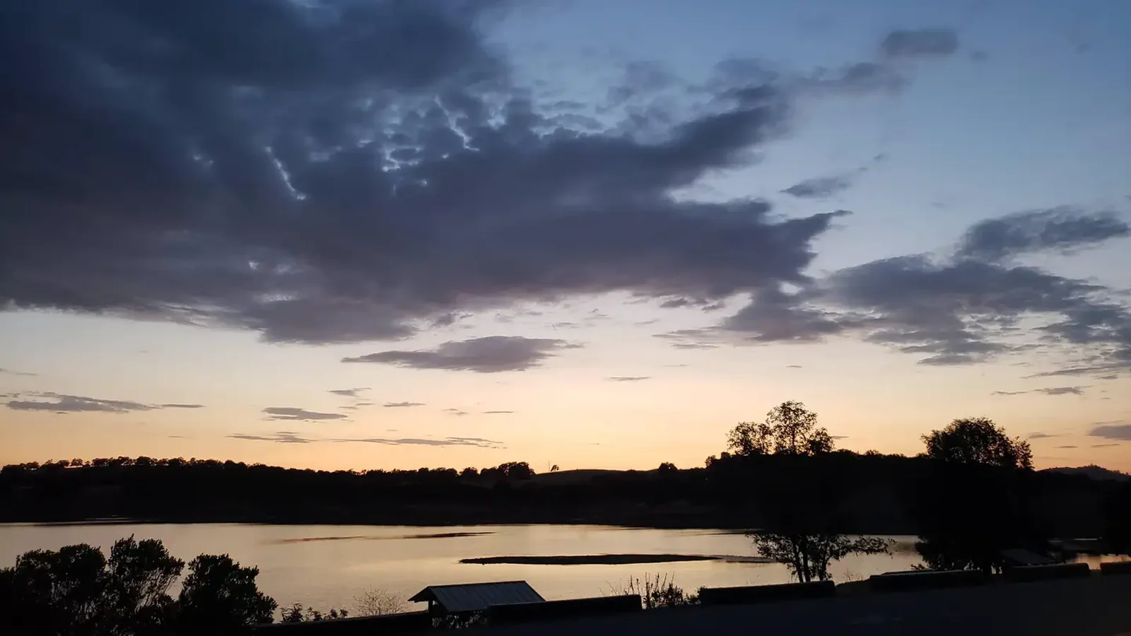 Acorn Campground has some of the best views of the lake around the project.