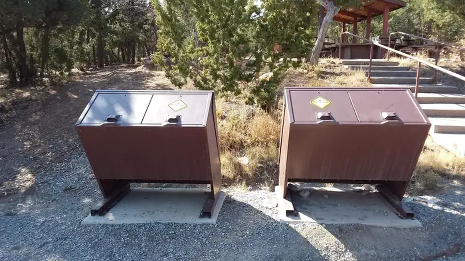 Cedro Peak Campground Trash Collection
