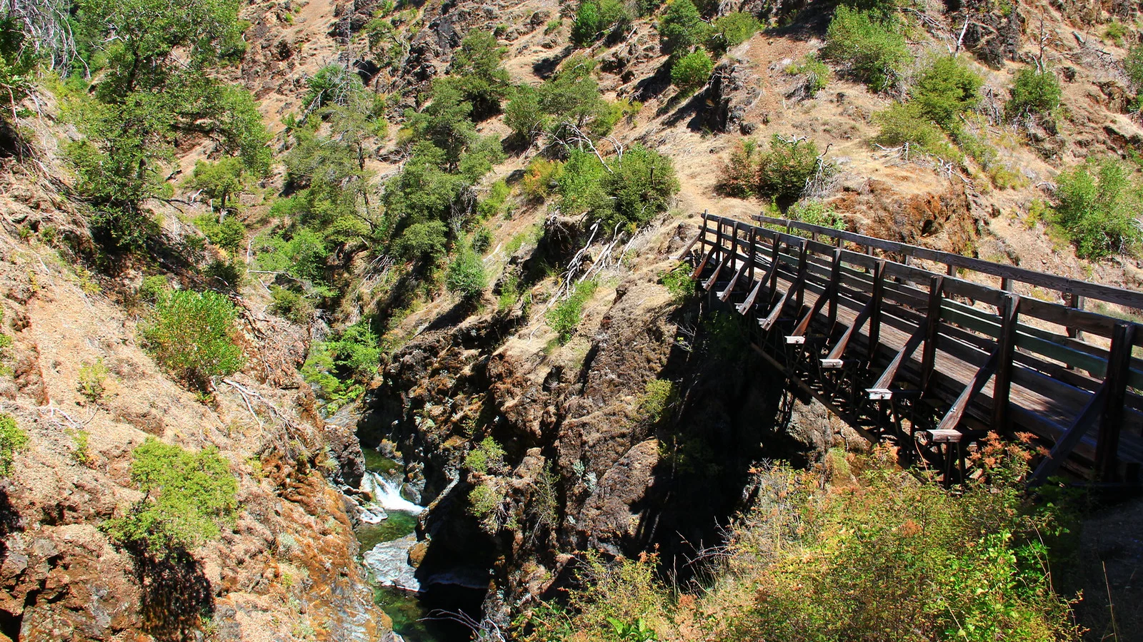 Footbridge over Mule Creek