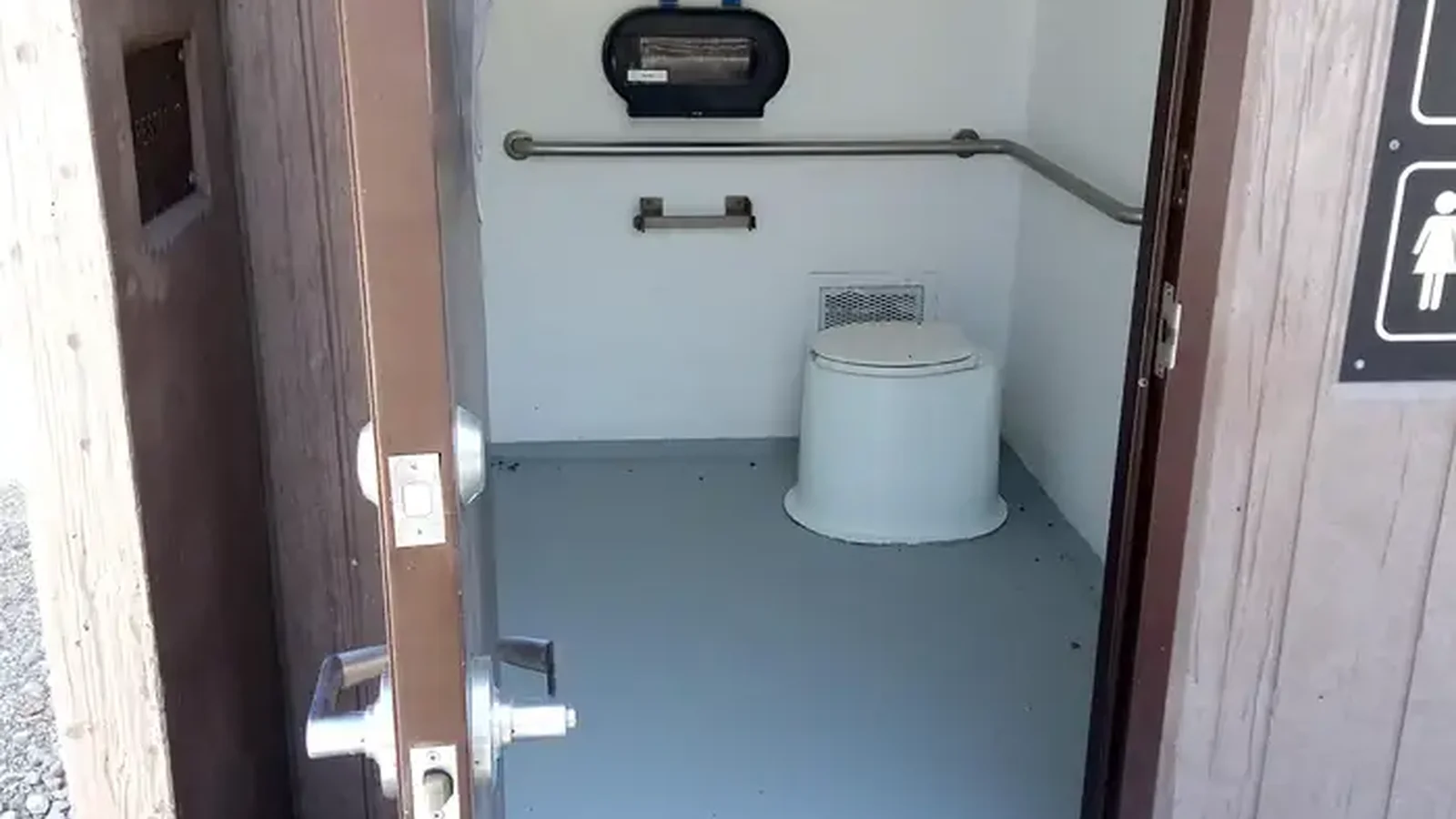 South Ruby Campground Restroom