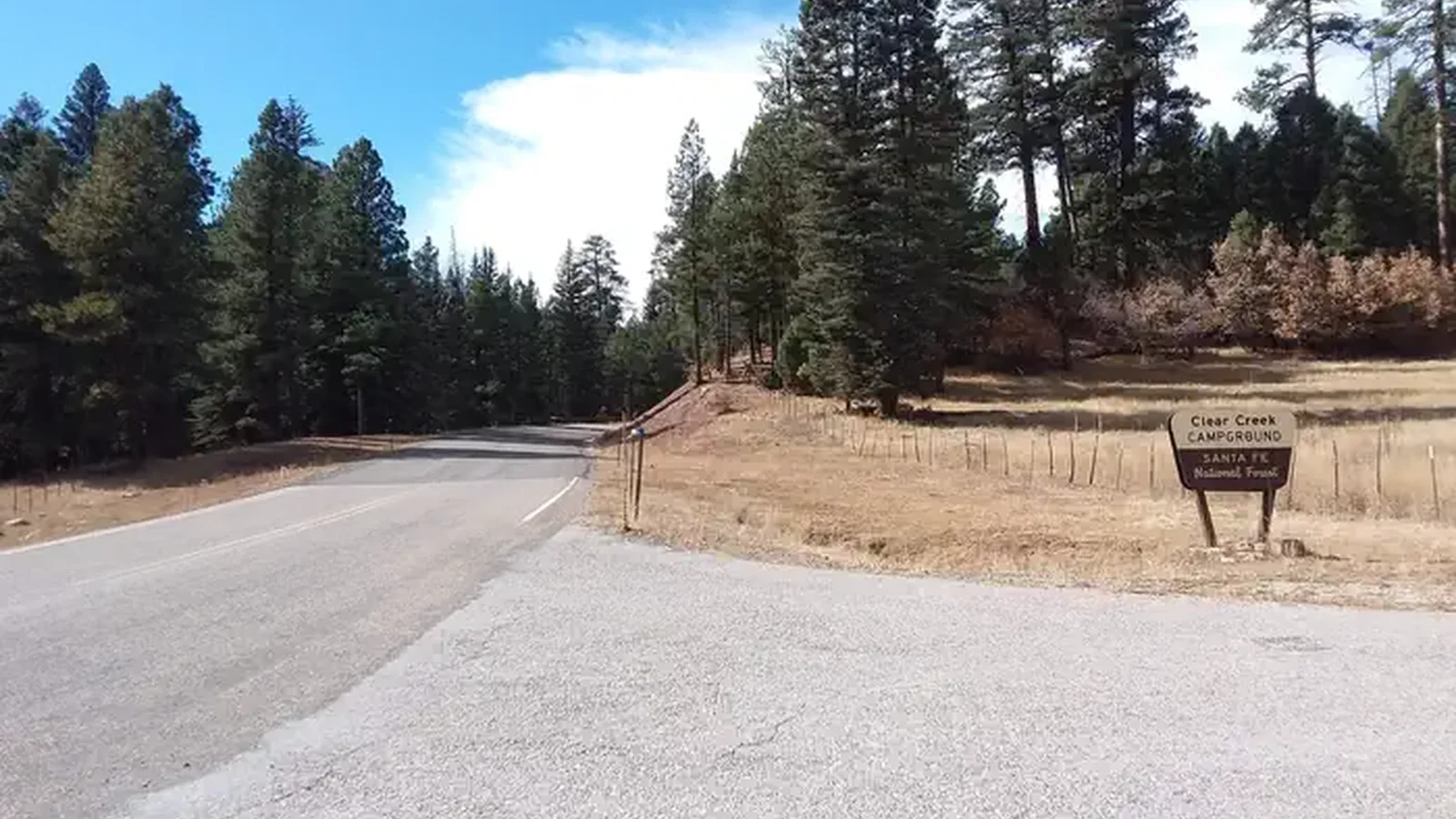 Campground entrance.