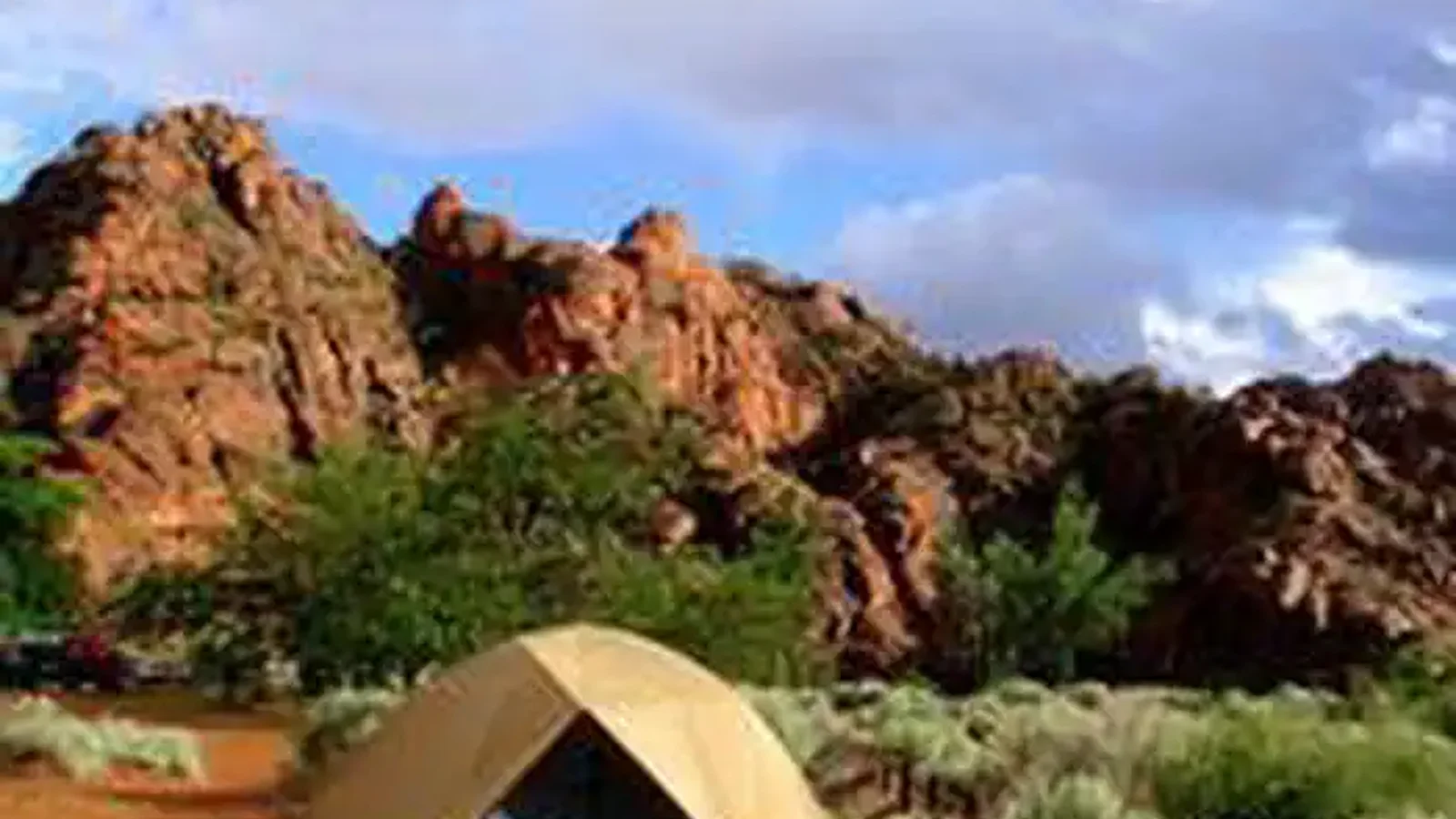 Camping at Snow Canyon