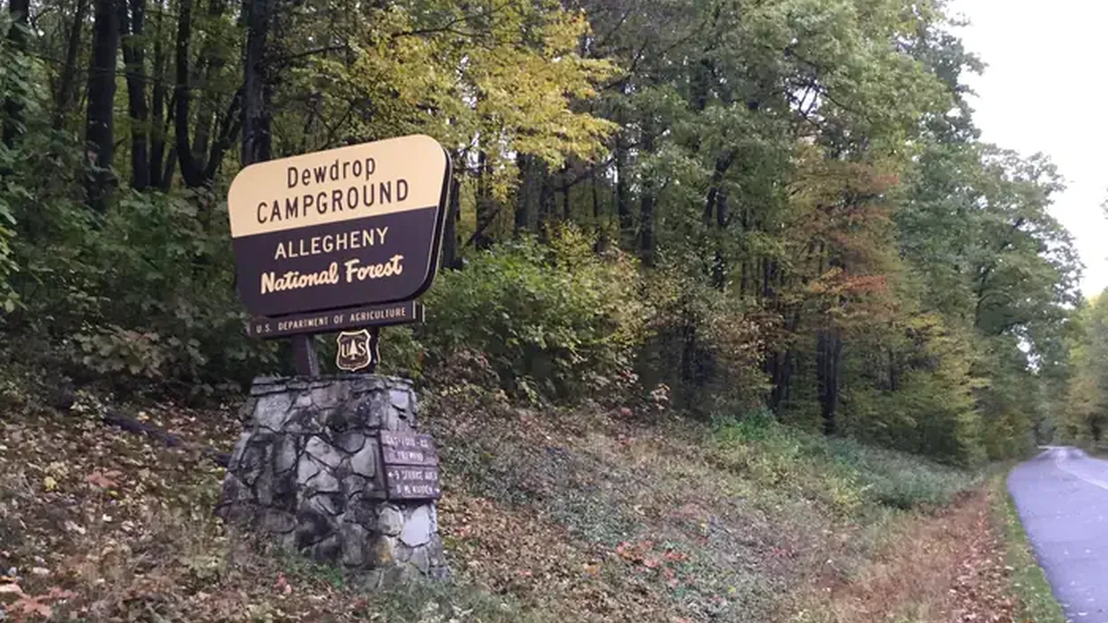 Dewdrop Recreation Area- Entrance Sign