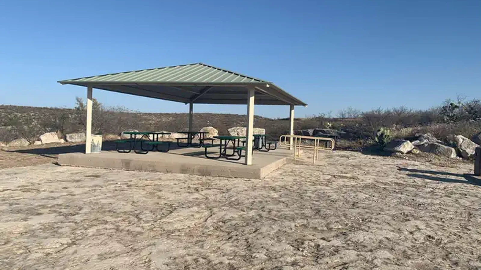 Picnic Shelter at Rock Quarry Group Campground