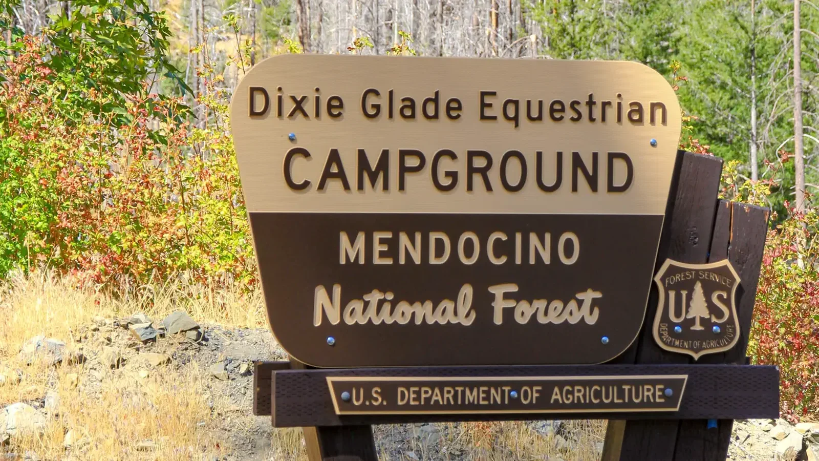 Dixie Glade Equestrian Campground, Mendocino National Forest, U.S. Department of Agriculture