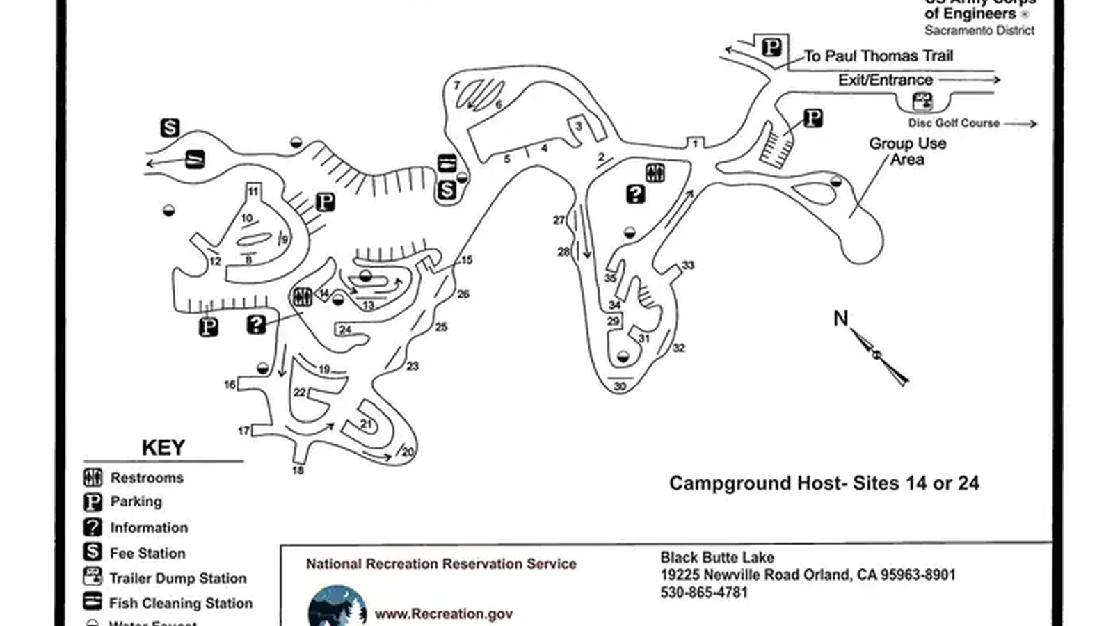Map of Orland Buttes