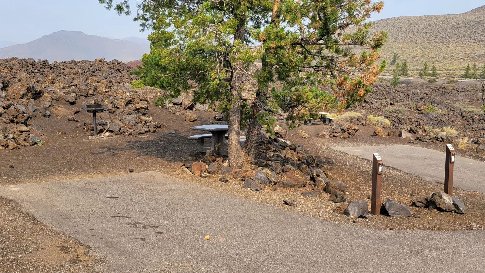 Back-in Campsites