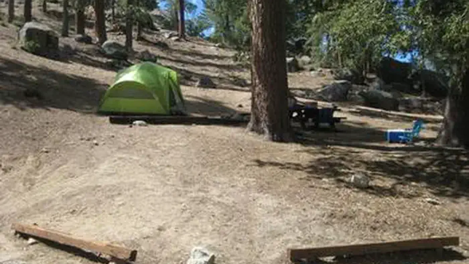 Marion Mountain Campground with tents