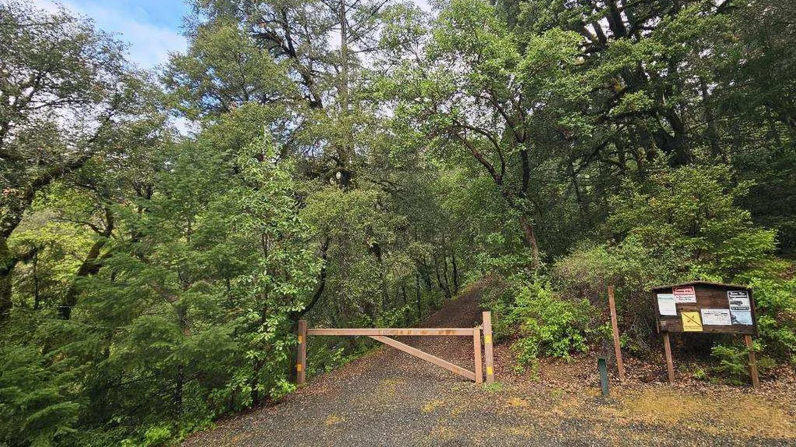 Campground entrance / parking area