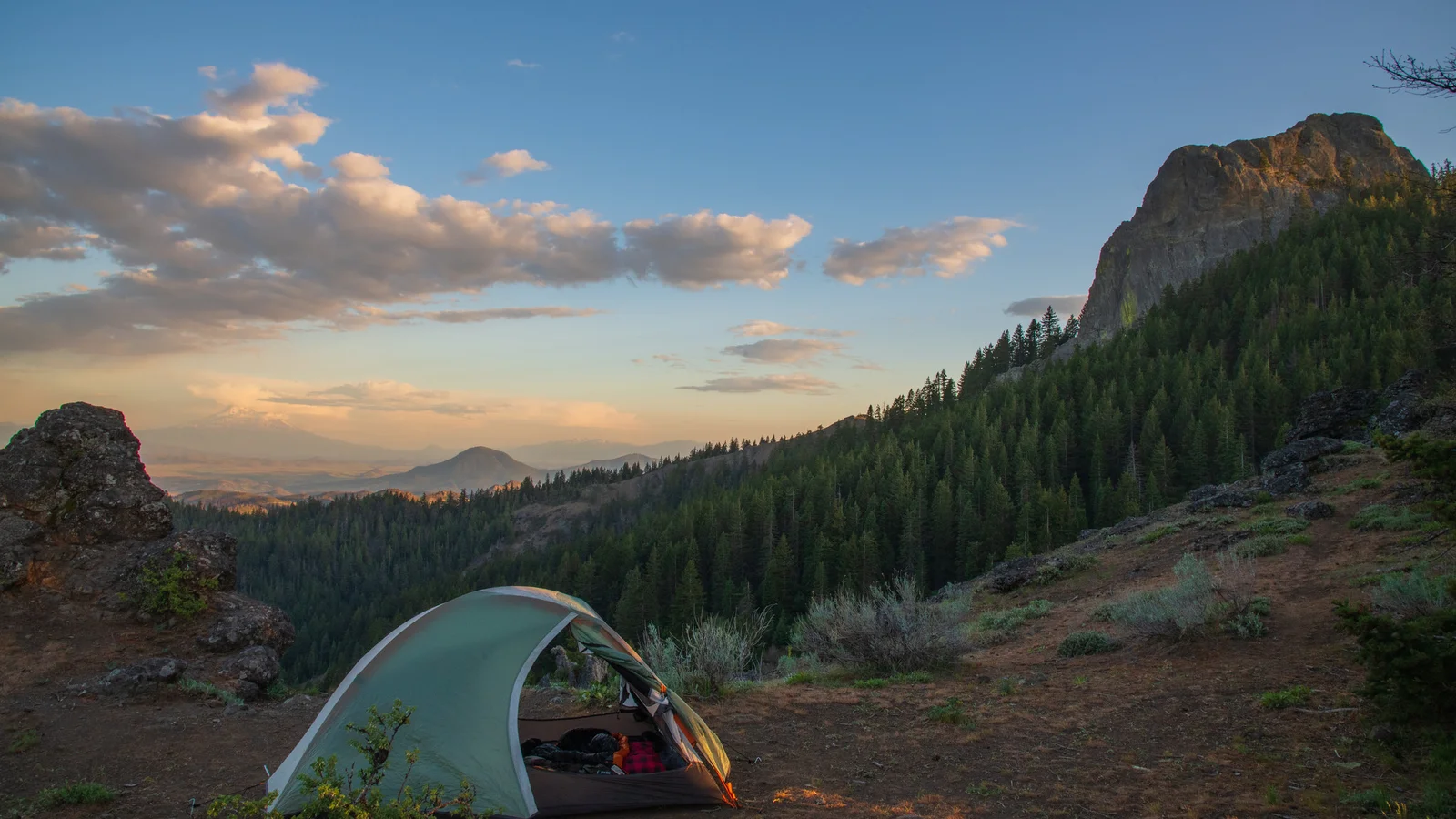 Camping  in the Soda Mountain Wilderness