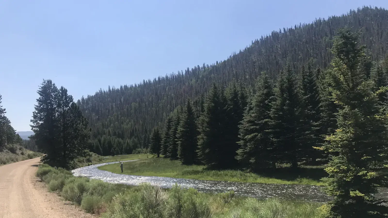 Fishing near Cimarron Campground
