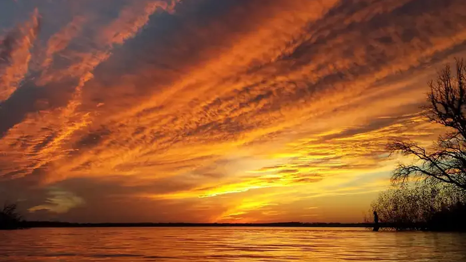 Sunset on Lake Waco