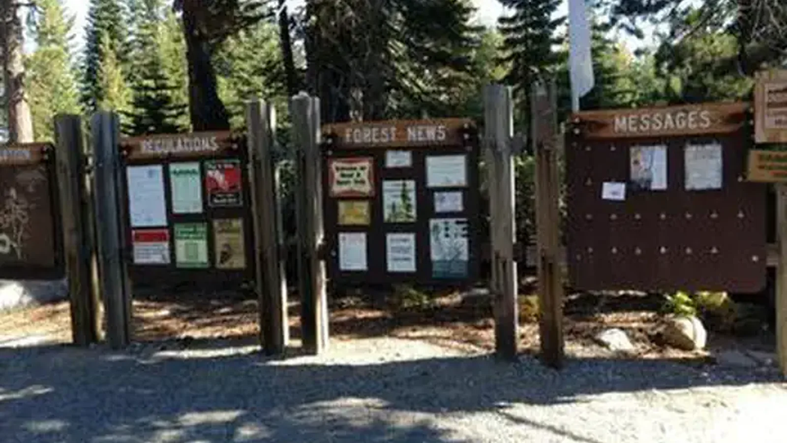 LOON LAKE information boards