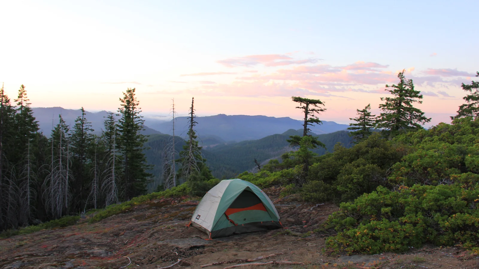Wild Rogue Wilderness campsite