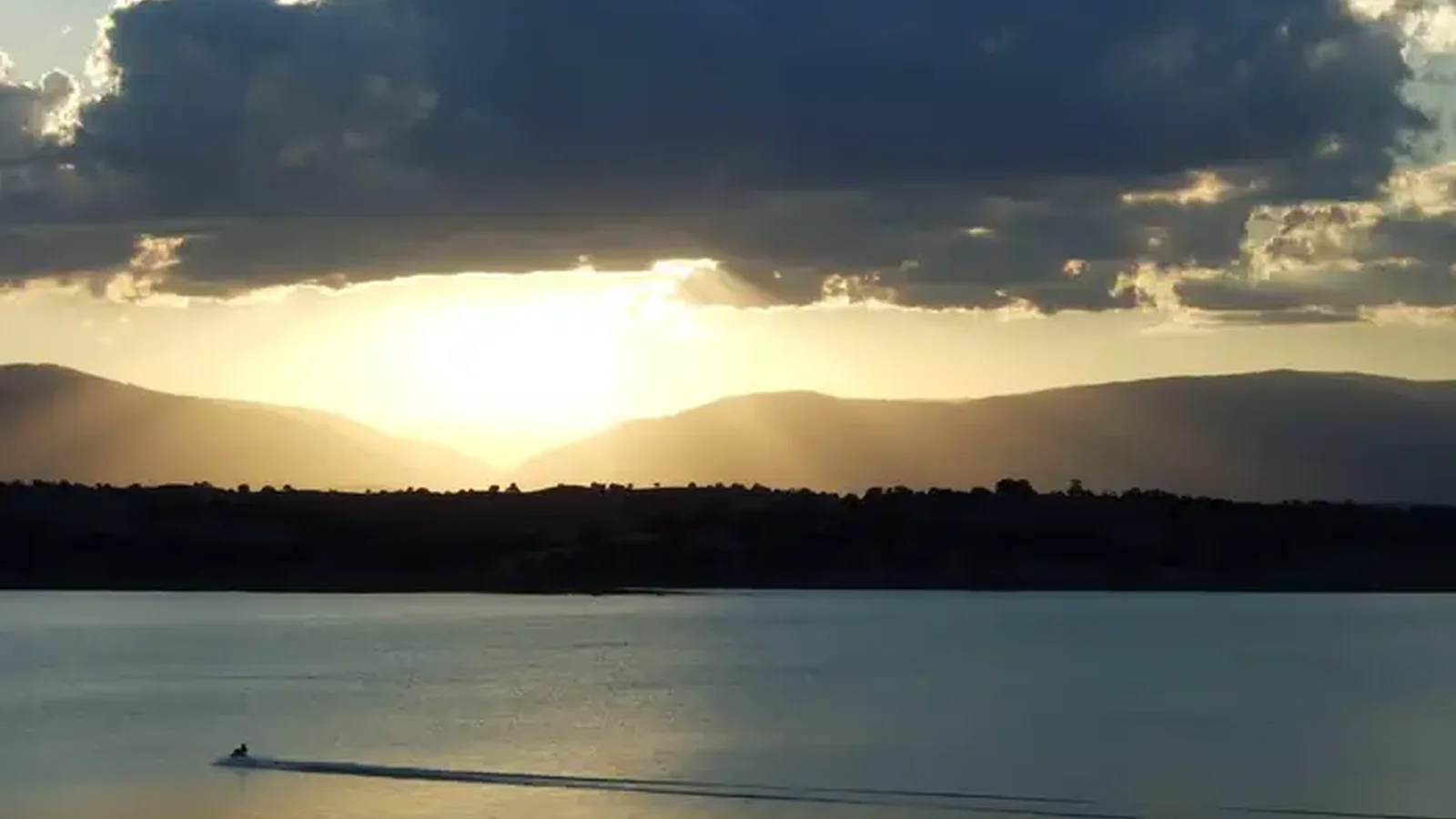 Sunset over the Coast Range as viewed from Buckhorn Recration Area
