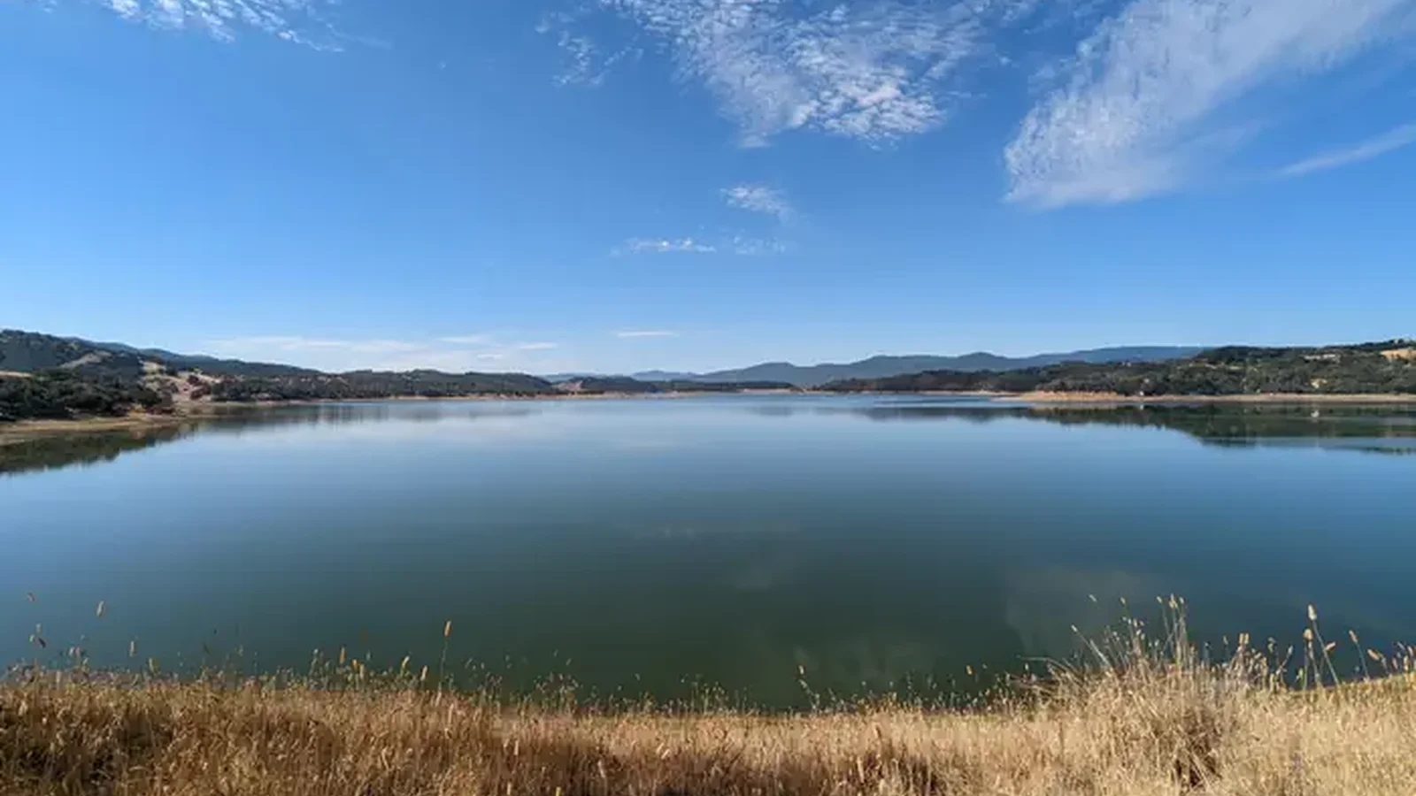 View of Lake Mendocino from Bushay Campground