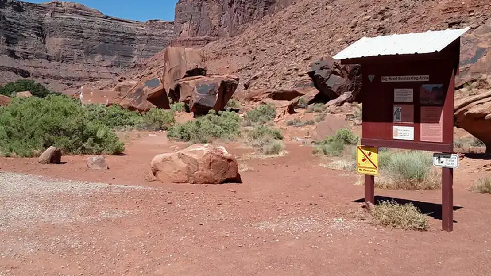 Big Bend Bouldering Area