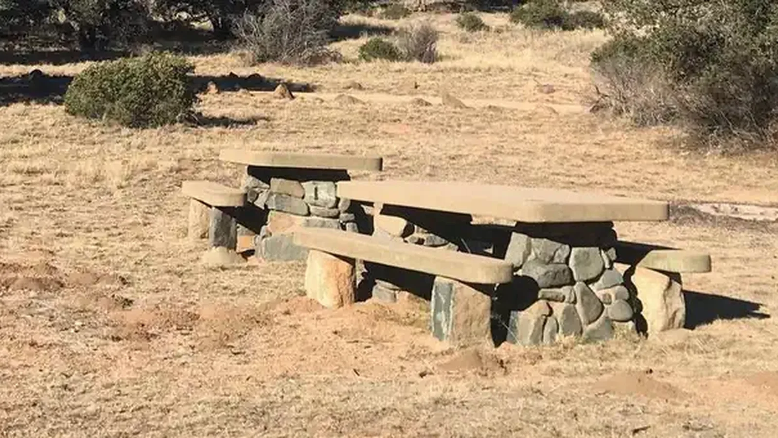 Stockton Pass Group Site Picnic Tables