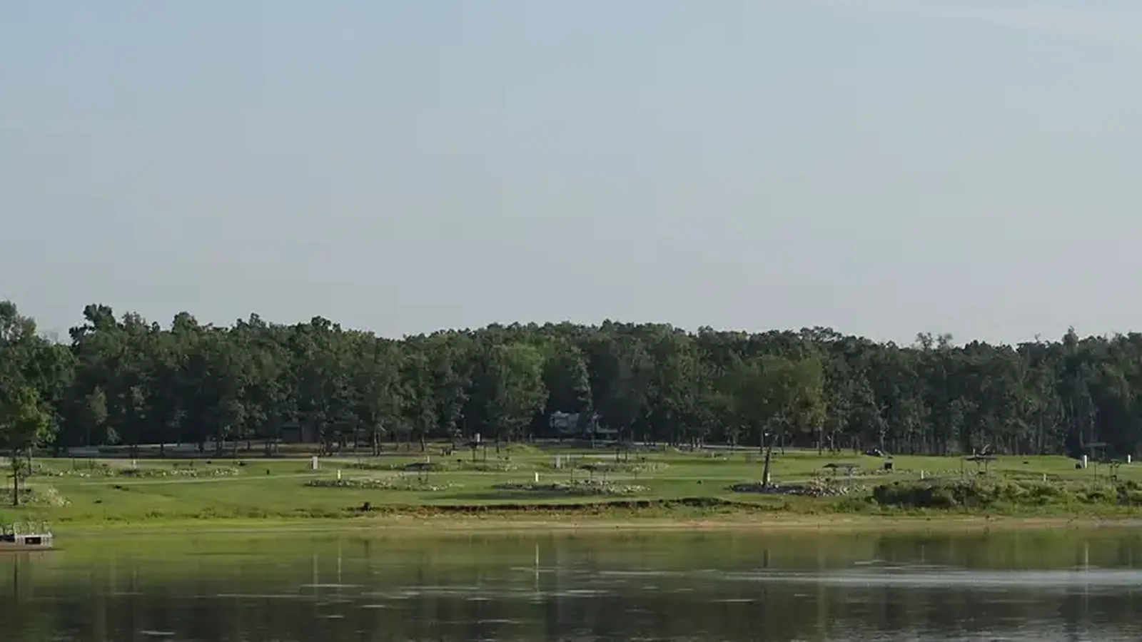 Virgil Point from the lake