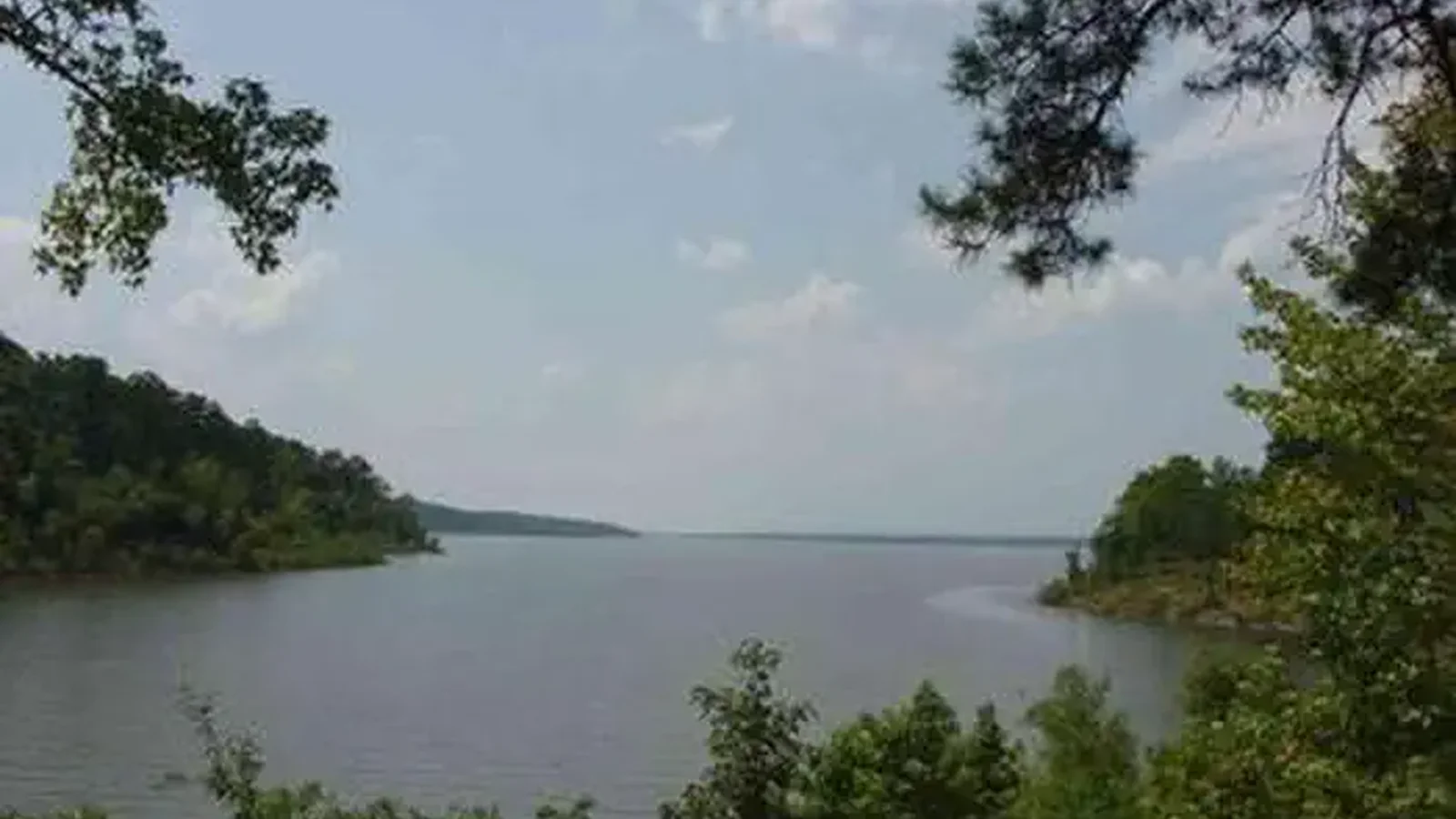 View of Nimrod Lake from the dam area.