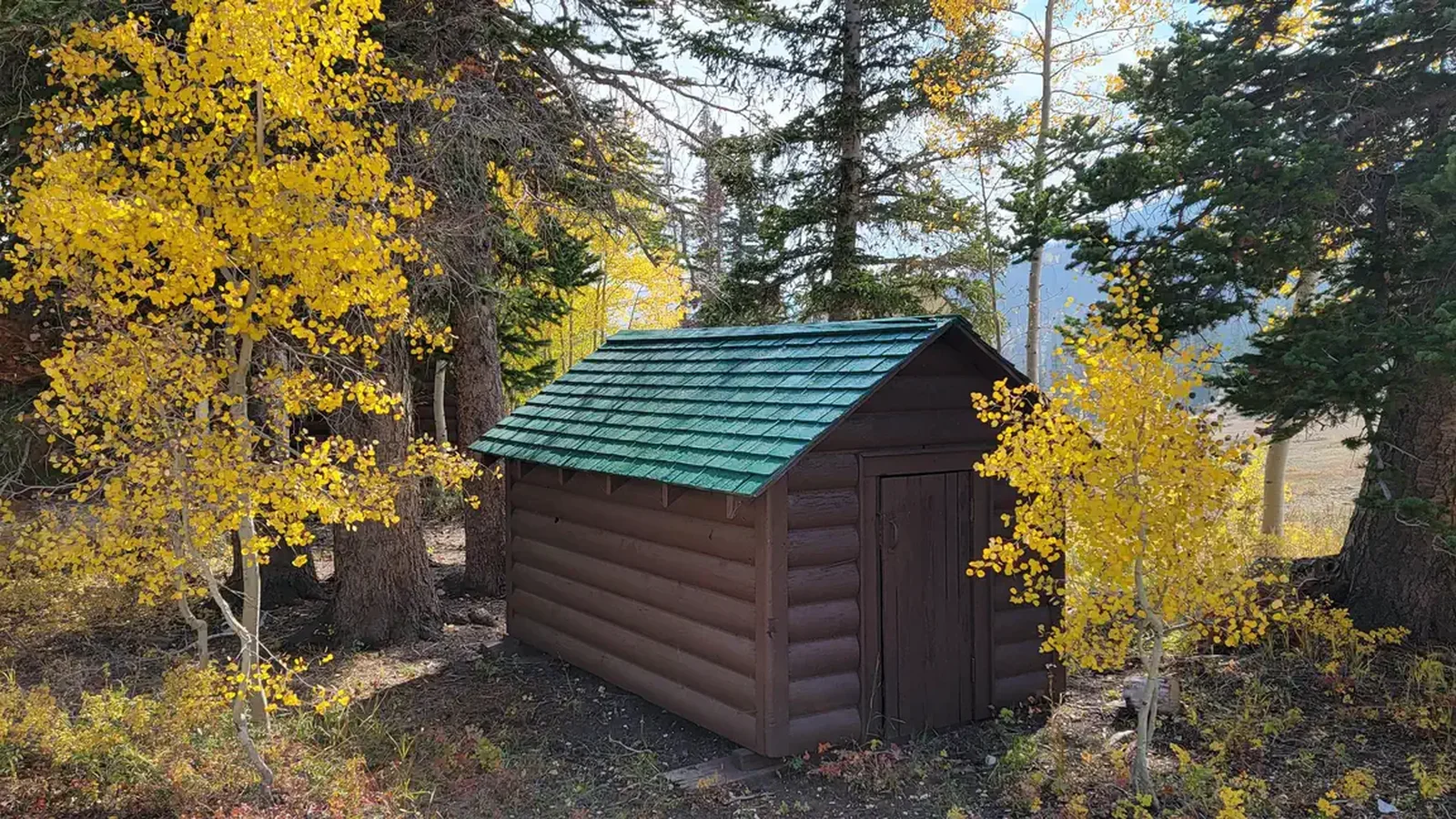 INDIAN CREEK GUARD STATION Woodshed