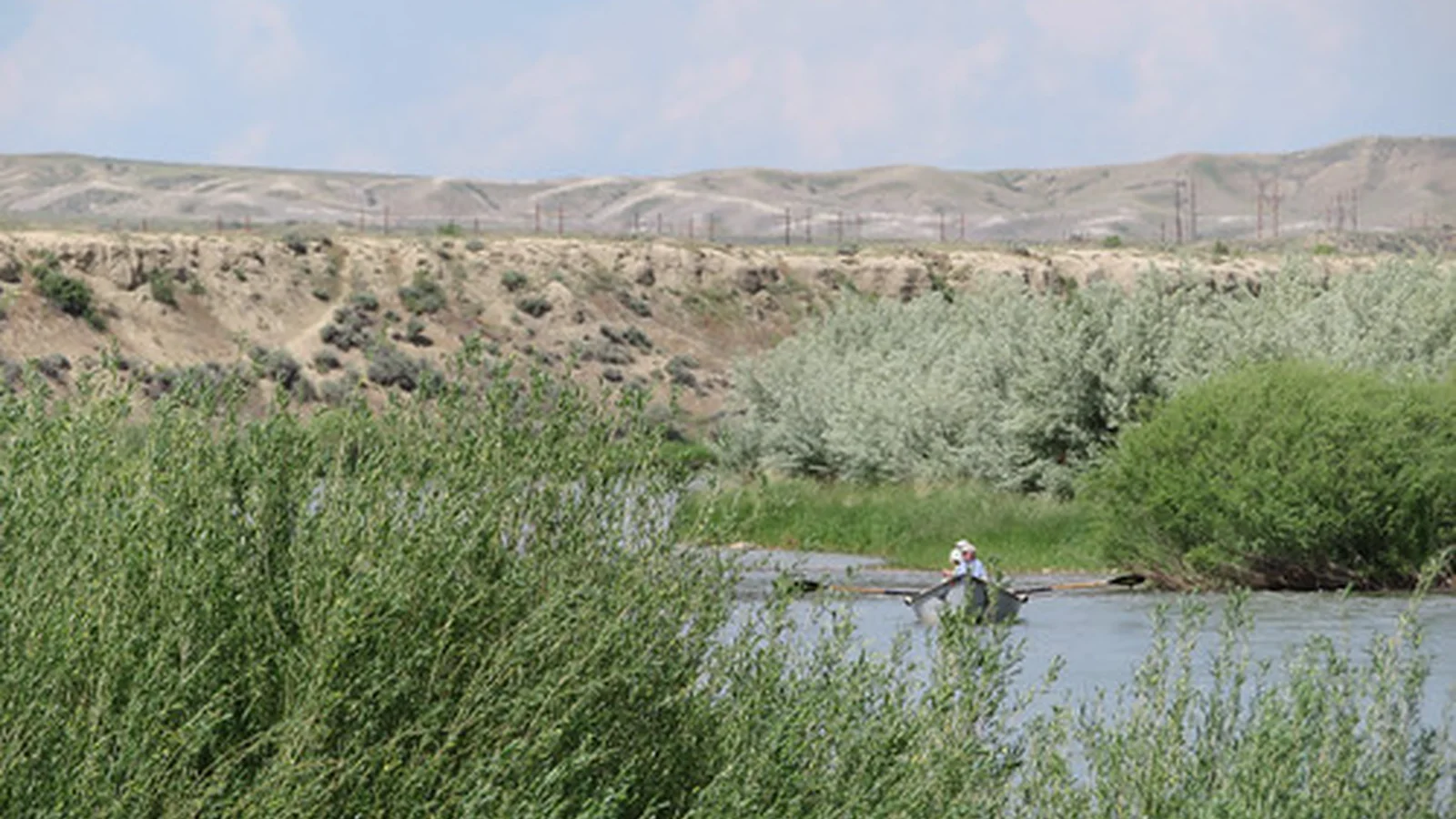Boating on the North Platte River
