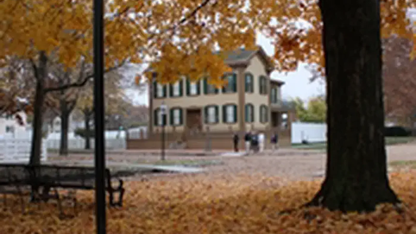 Lincoln Home in autumn