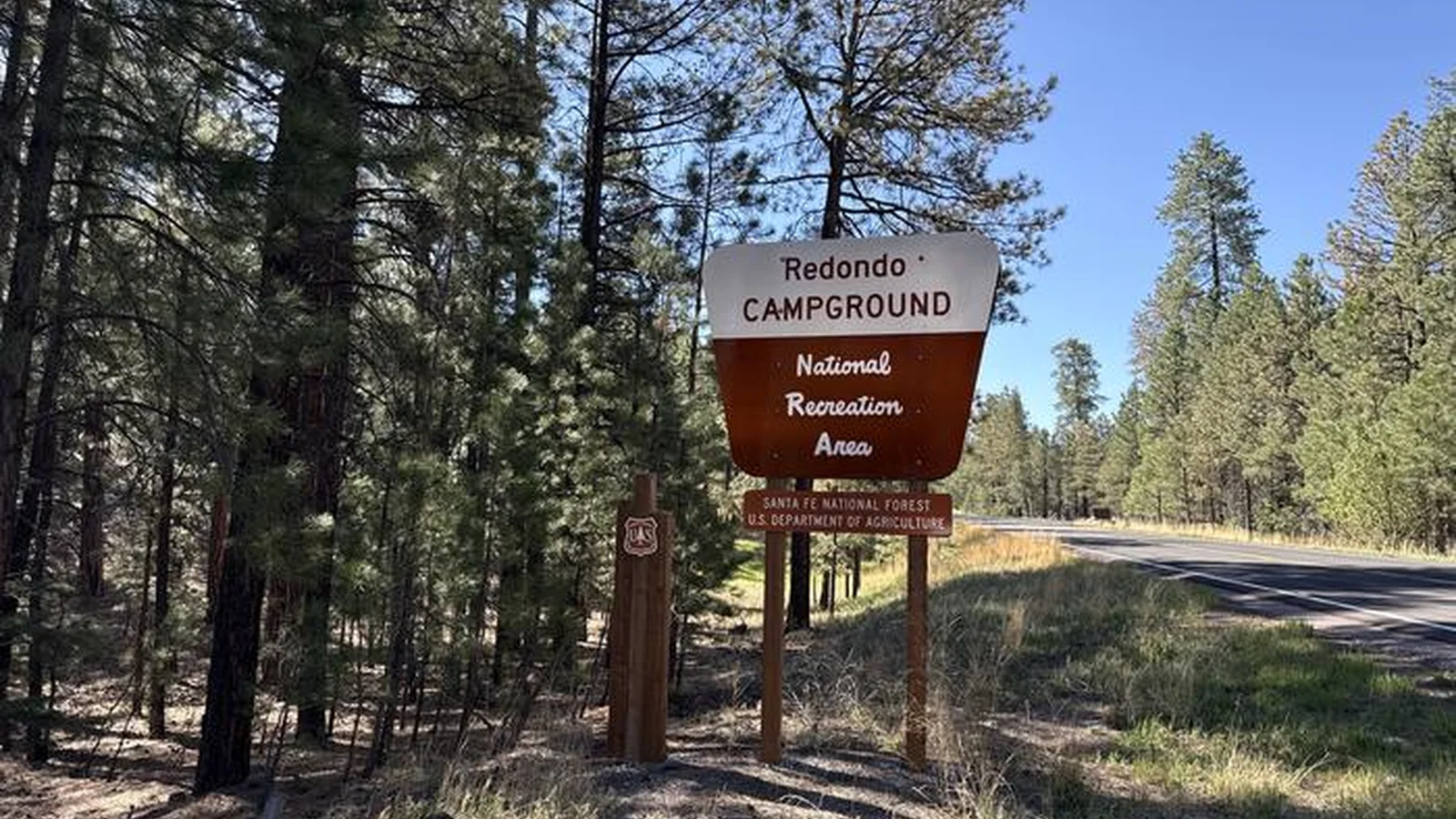 A photo of the entrance at Redondo Campground