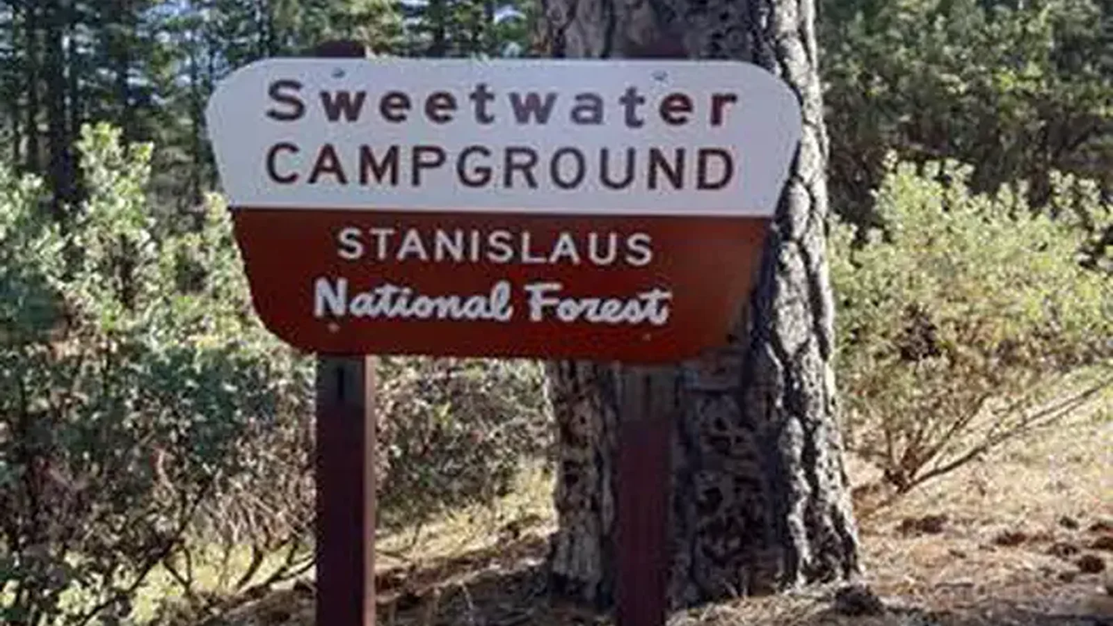 Sweetwater Campground Stanislaus National Forest Welcome Sign