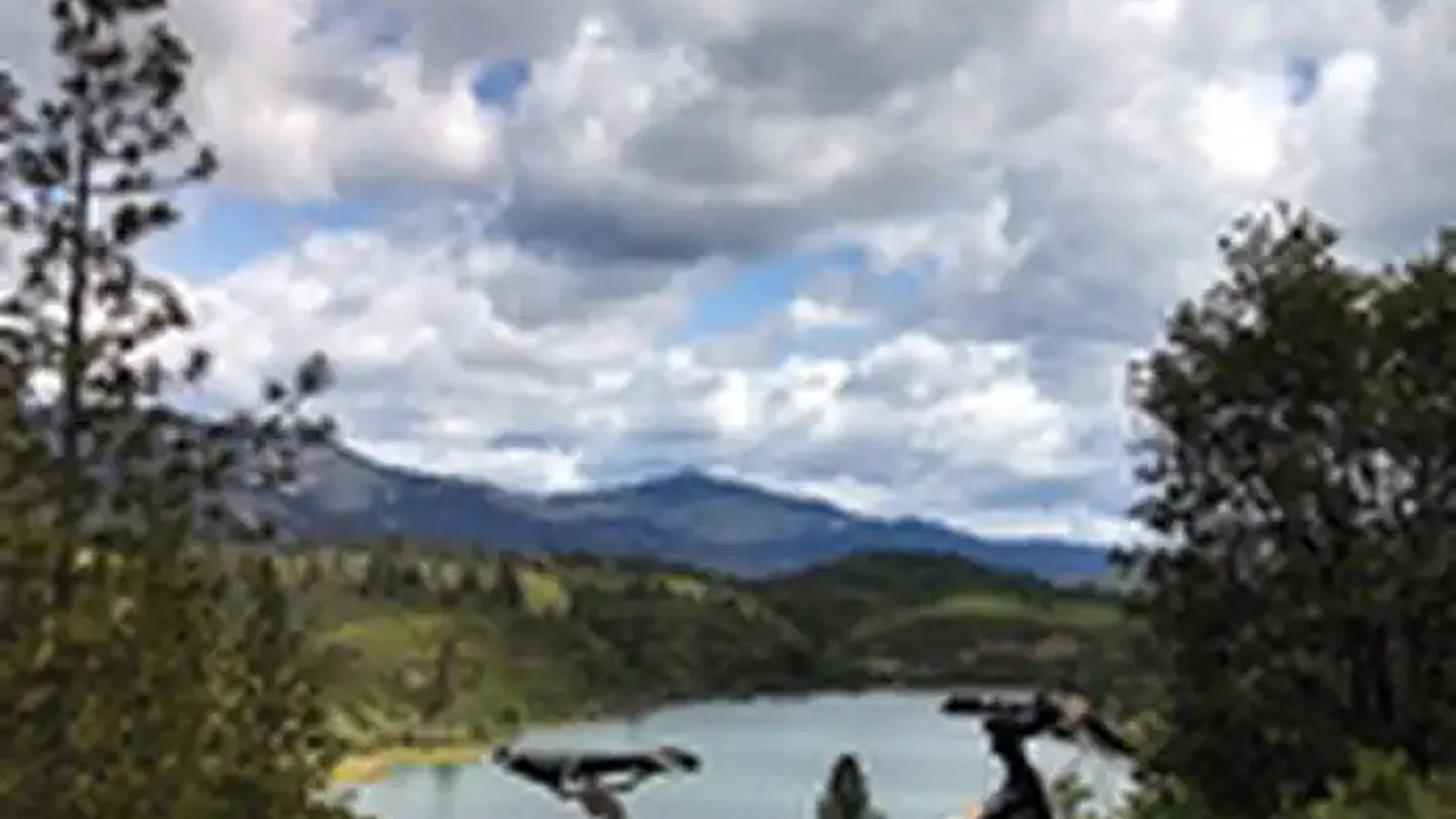 Mountain bike on the keswick eastside trails
