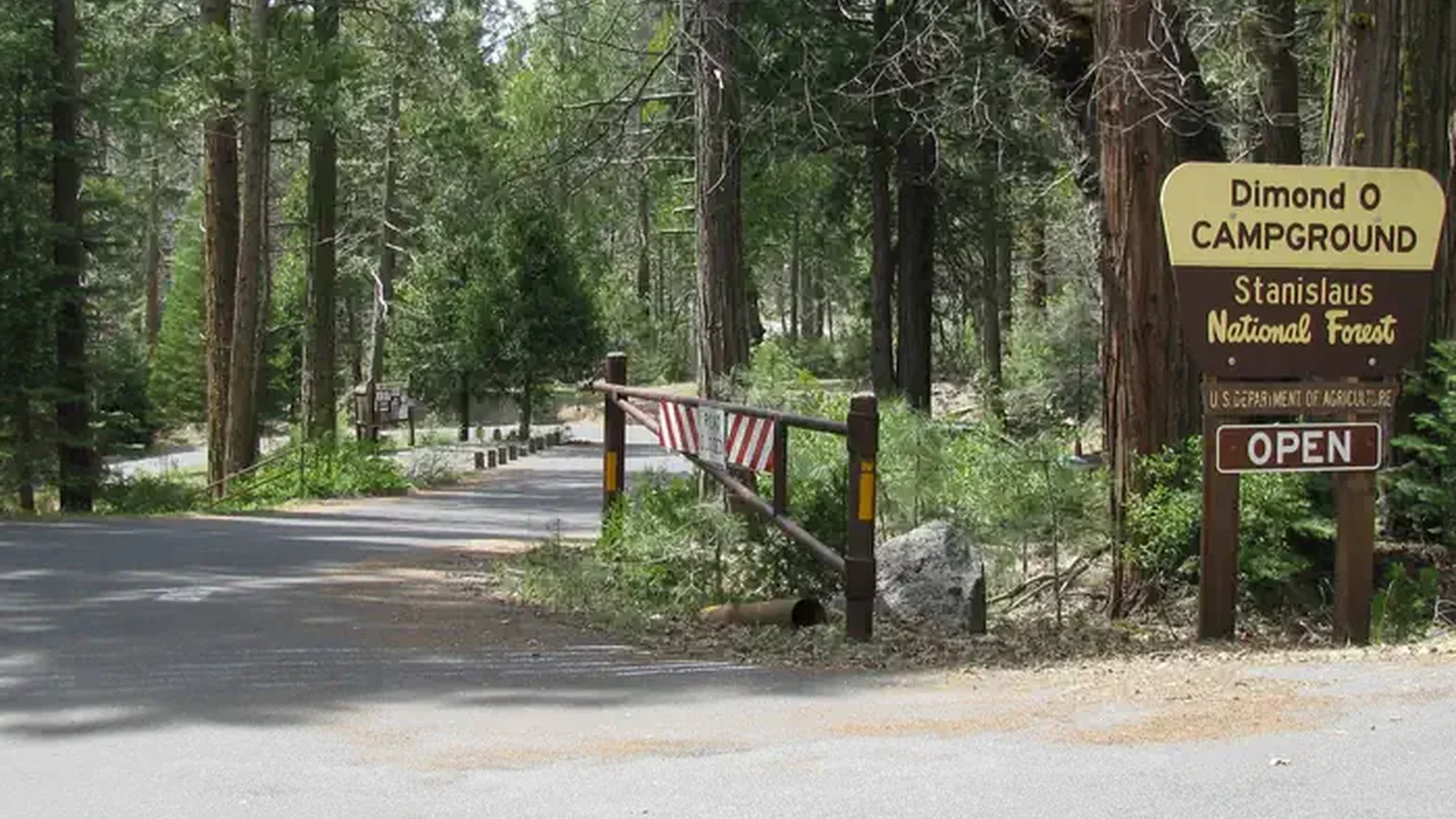 Dimond O Camprground Entrance